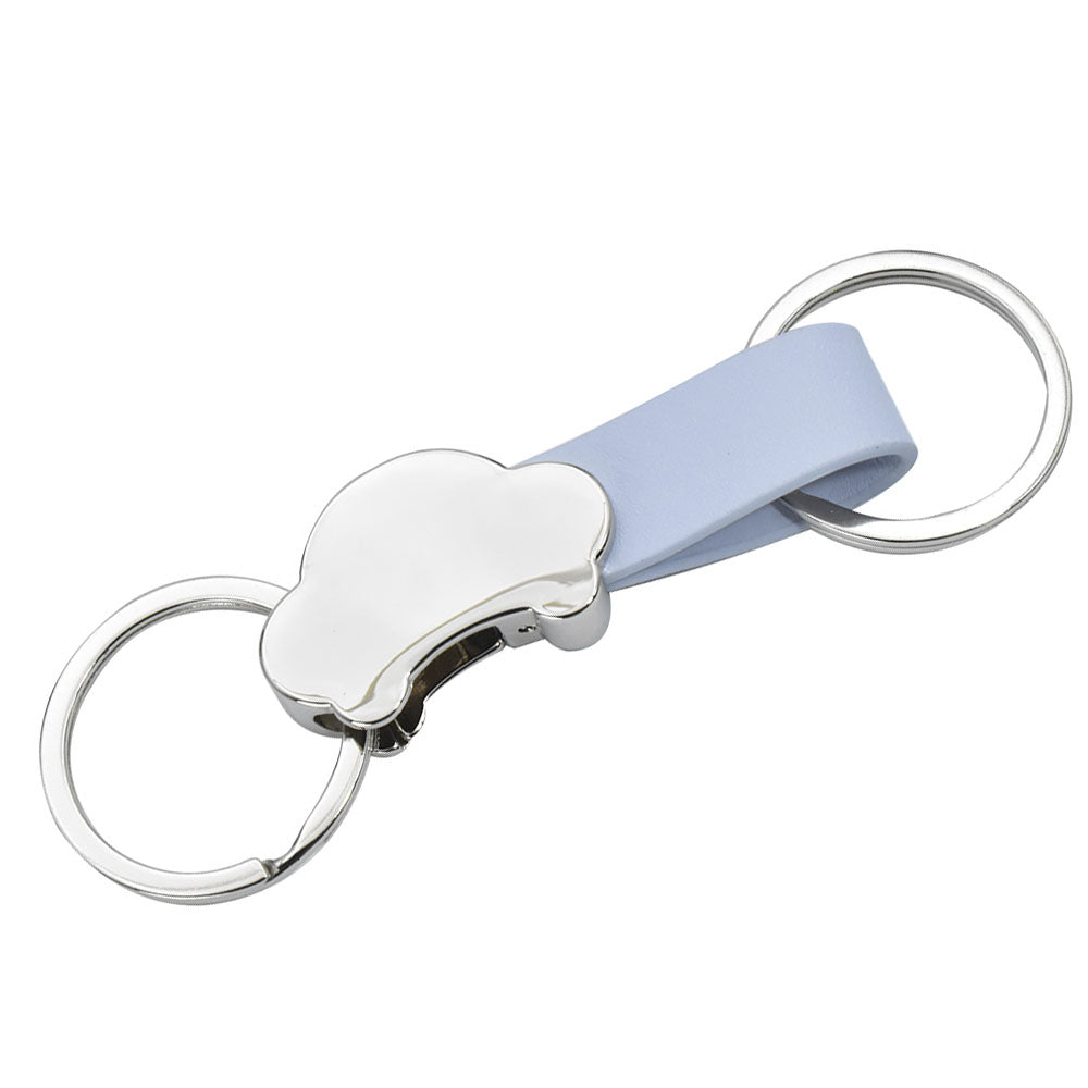 Llavero Auto Correa Gris