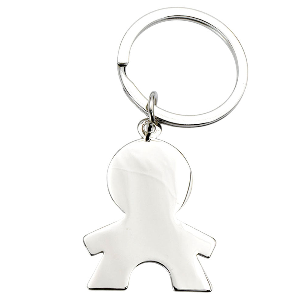 Llavero Niño Plateado Premium