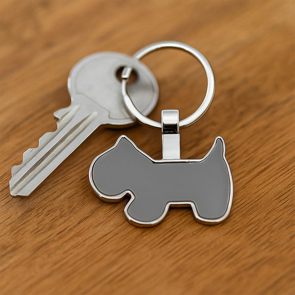 Llavero Schnauzer Negro