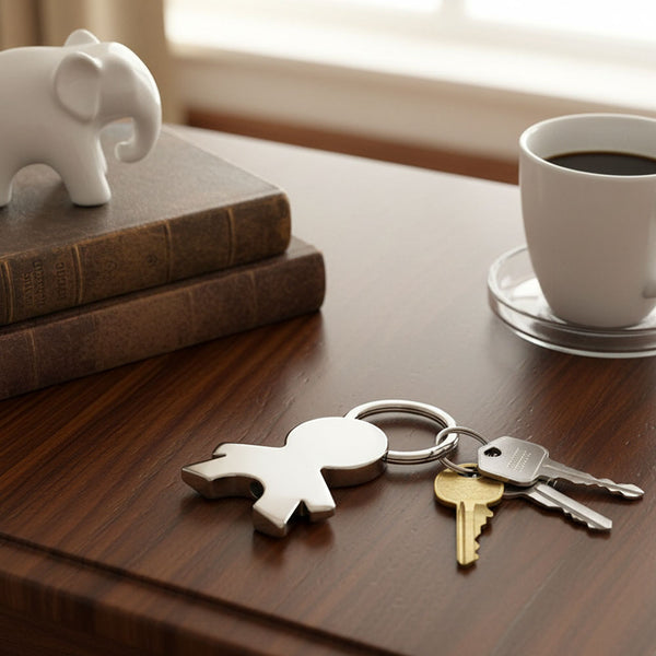 Llavero Niño Plateado