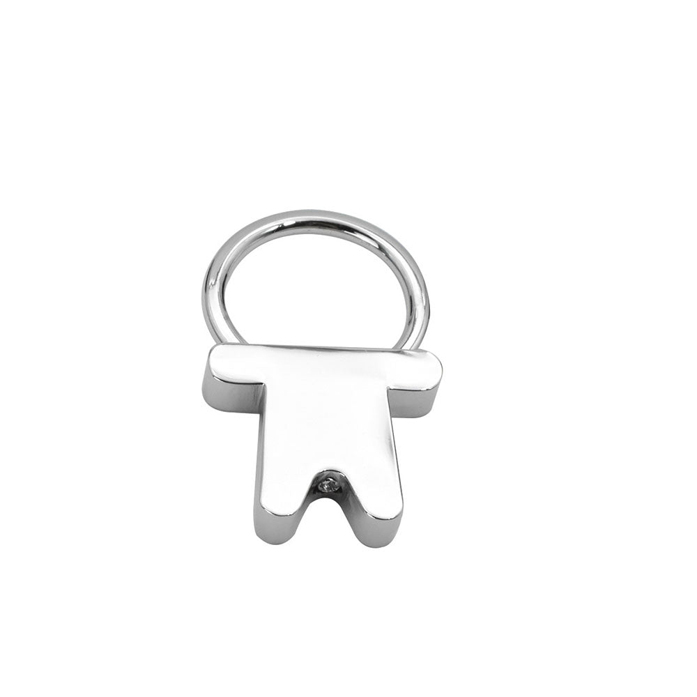 Llavero Niño Cabeza Plateada