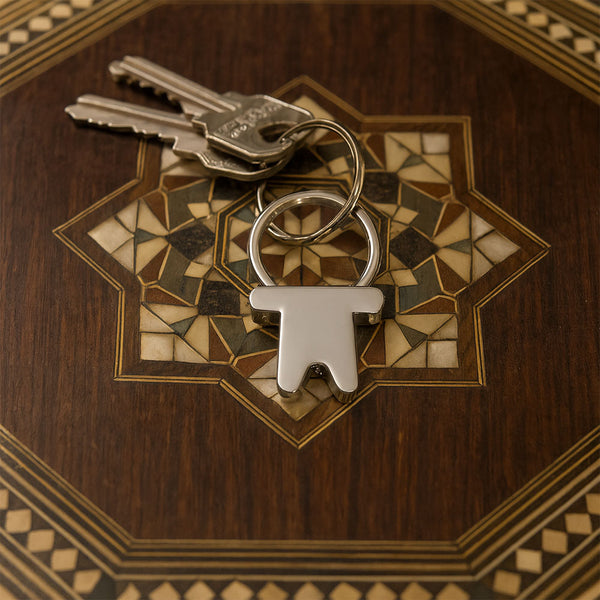 Llavero Niño Cabeza Plateada