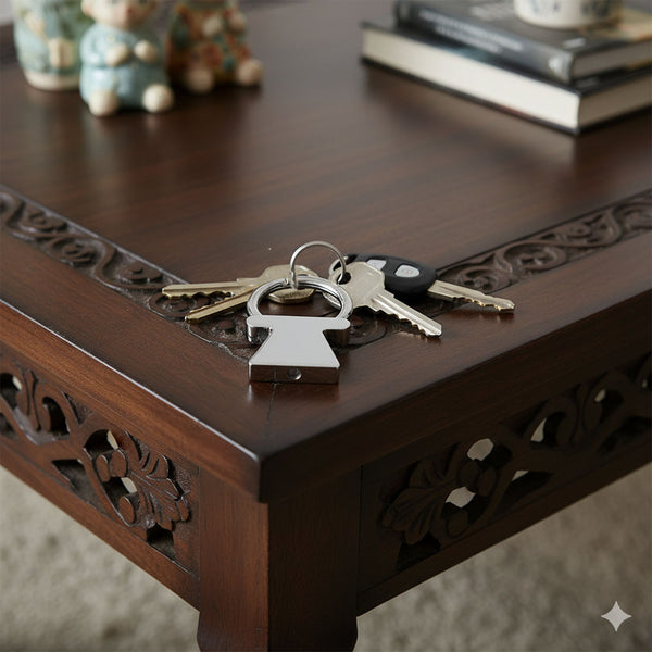 Llavero Niña Cabeza Plateada