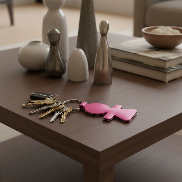 Llavero Niña Rosa Encantador