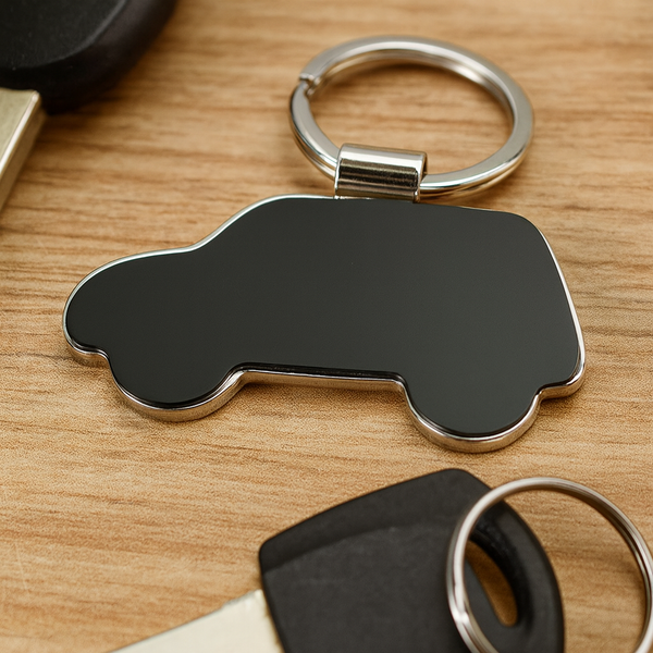 Llavero Auto Negro Elegante