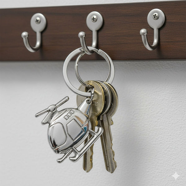 Llavero Helicóptero Detallado