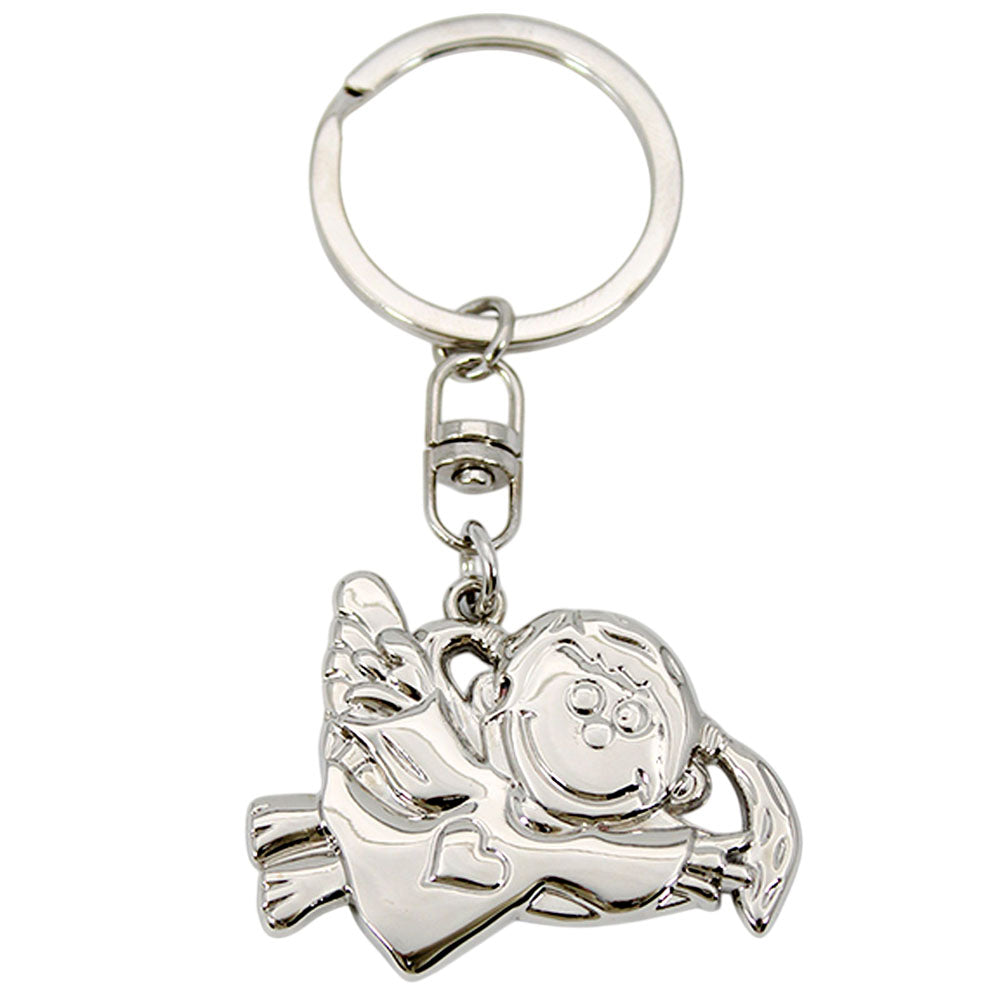 Llavero Ángel Plateado