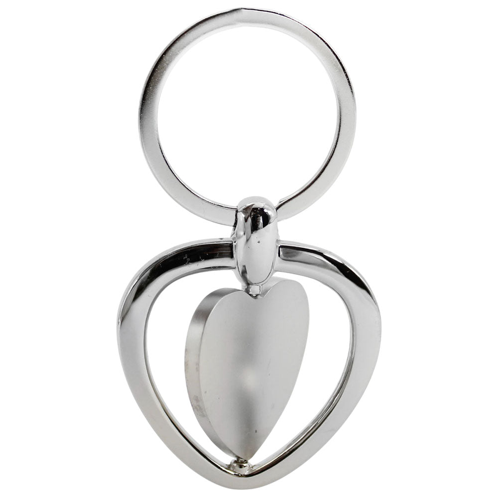 Llavero Corazón Giratorio