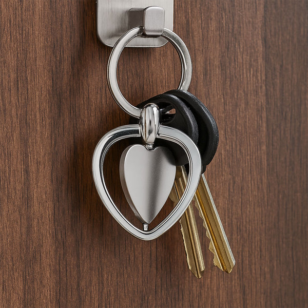 Llavero Corazón Giratorio