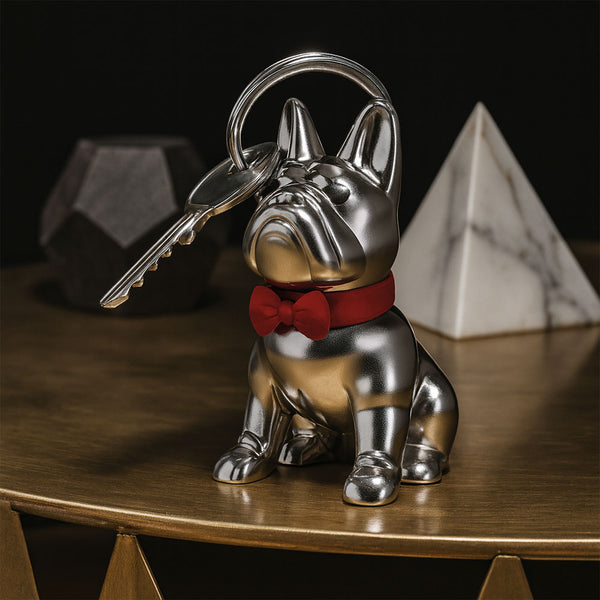 Llavero Toro Francés Negro