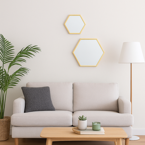 Espejo Hexagonal Andrómeda