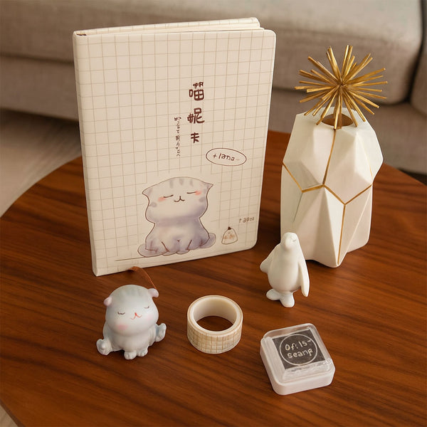 Juego de Papelería Gatito