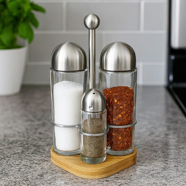 Juego Condimentos Completo con Base