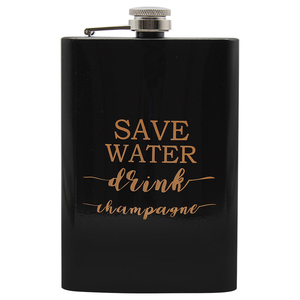 Licorera 8 Onzas Negra