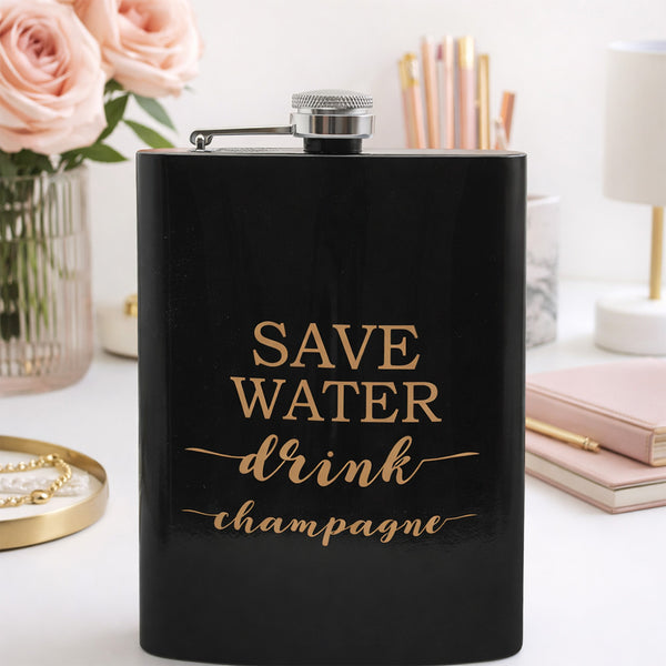 Licorera 8 Onzas Negra