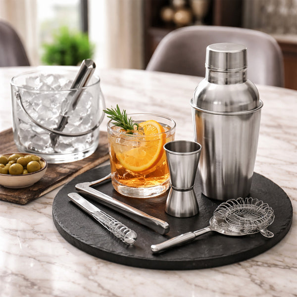 Set Bar 5 Piezas Plateado