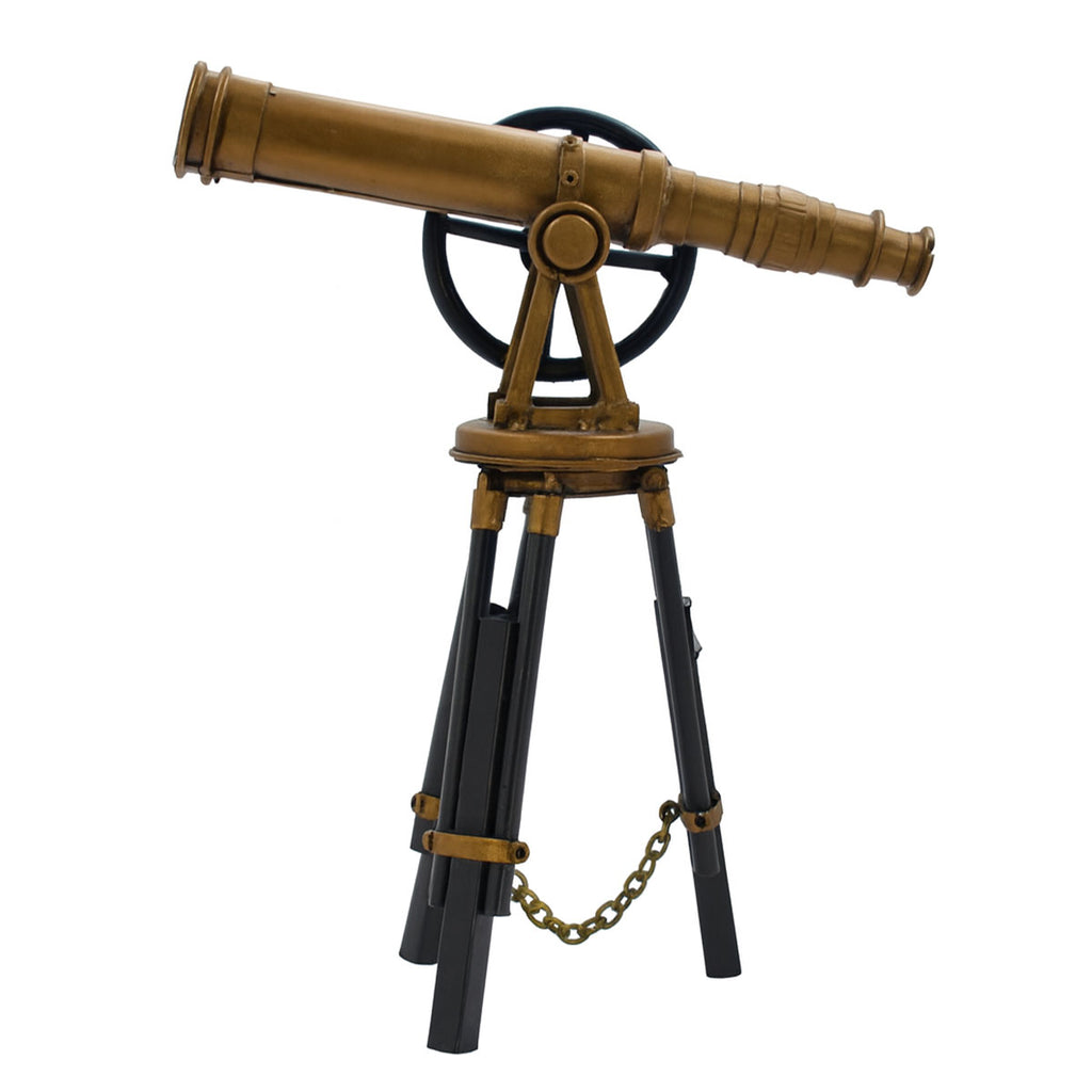 Decoracion Telescopio de Hojalata