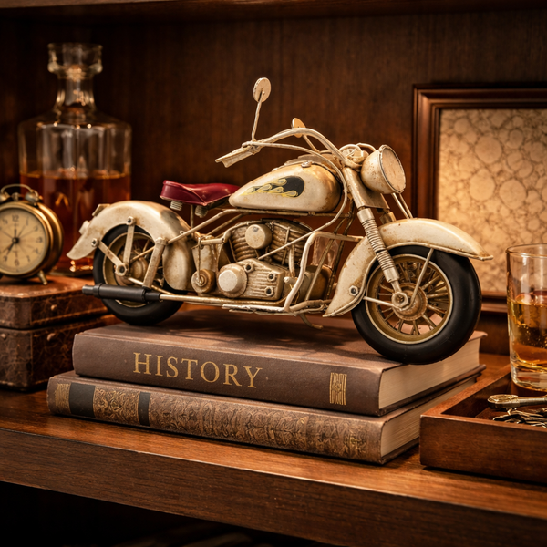 Decoracion Motocicleta de Hojalata