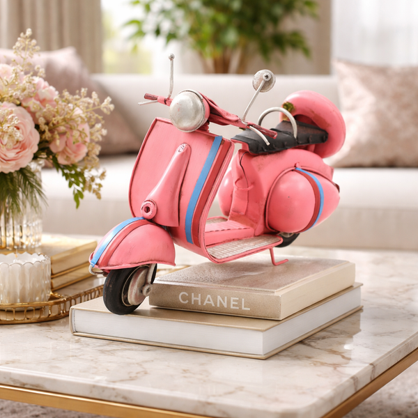 Decoracion Motoneta Rosa