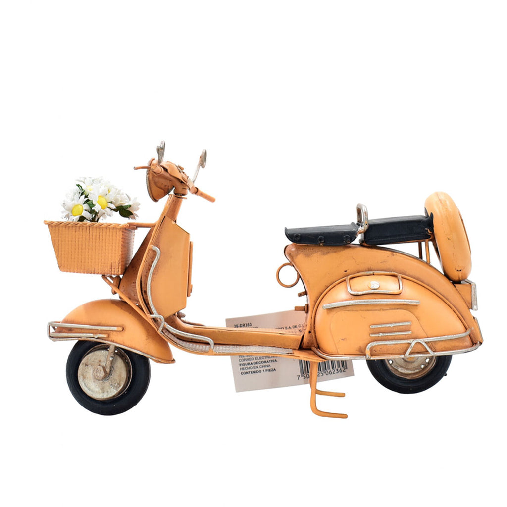 Decoracion Motoneta Amarilla