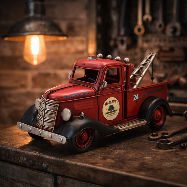 Decoracion Grua Antigua