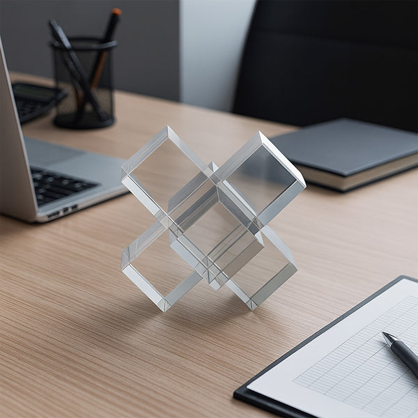 Figura Decorativa Estrella Cuadrada