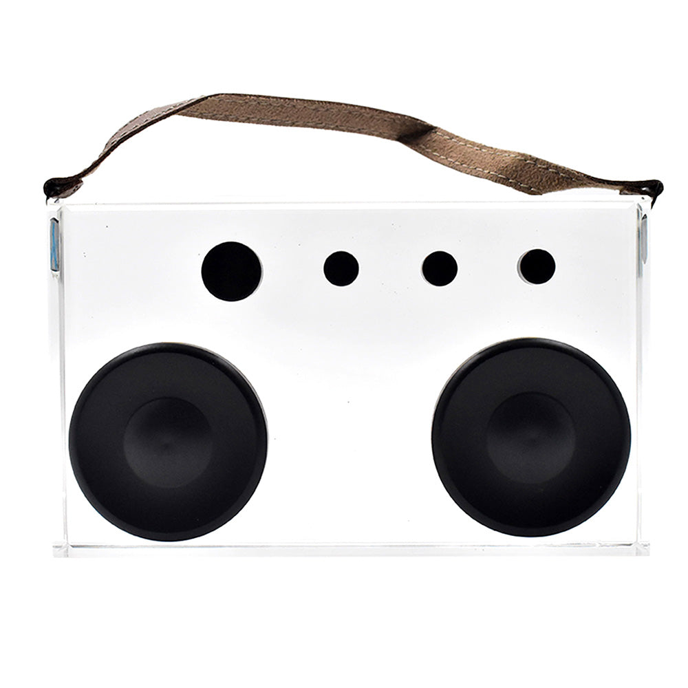 Figura Decorativa Grabadora Con Correa