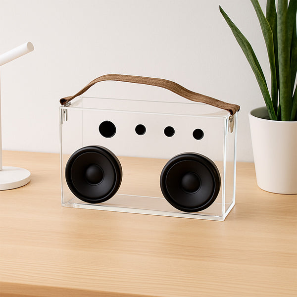 Figura Decorativa Grabadora Con Correa