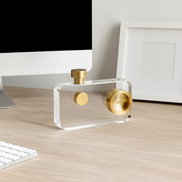 Figura Decorativa Camara Dorada