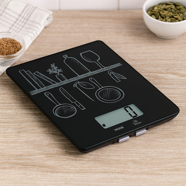 Báscula Cocina Negra Moderna