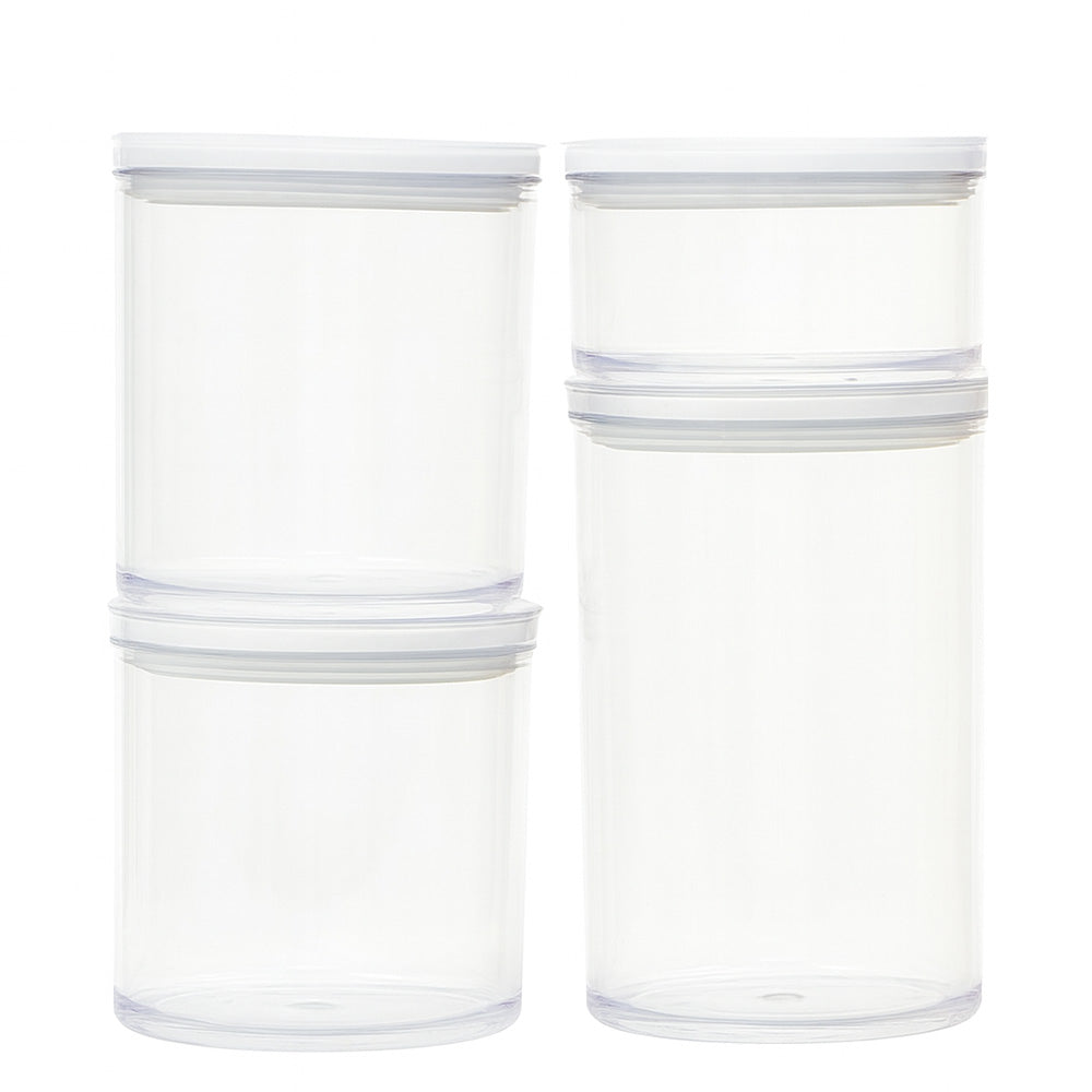 Juego Canisters 5 Piezas Transparente