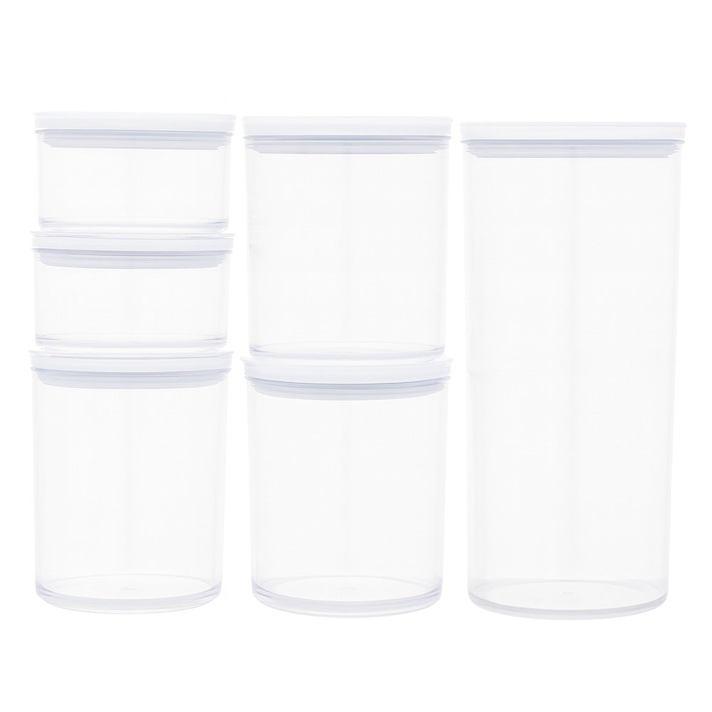 Juego Canisters 6 Piezas Transparente