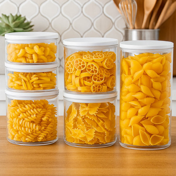 Juego Canisters 6 Piezas Transparente