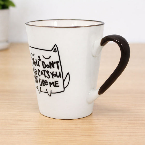 Taza Gato Texto Gris