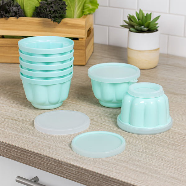 Set 6 Gelatineras Turquesa