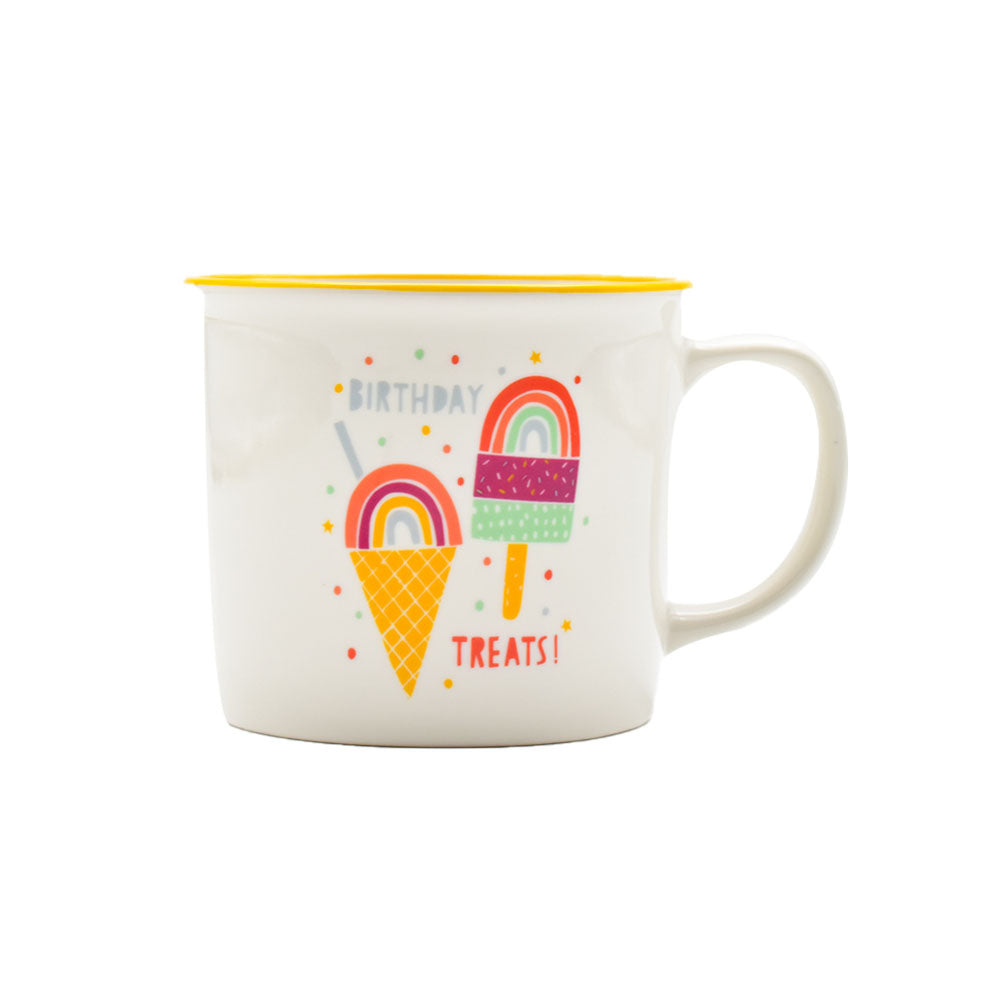 Taza Arcoiris Amarilla
