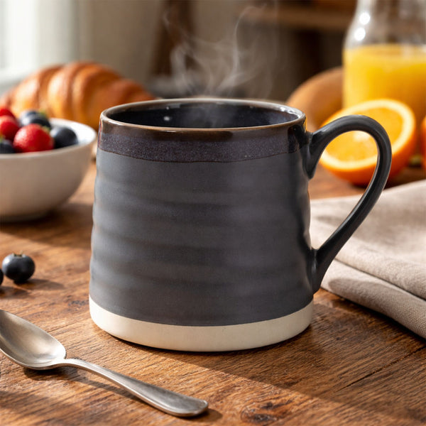 Taza Base Ancha Gris