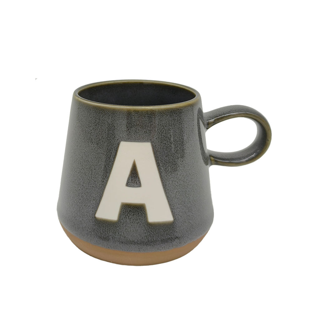 Taza Gris Letra A