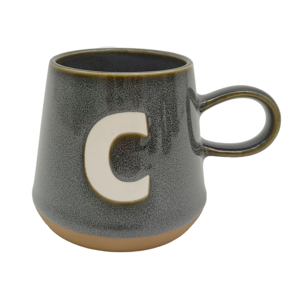 Taza Gris Letra C