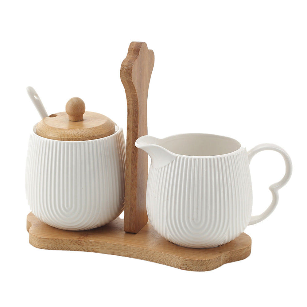 Set de Cremera Y Azucarera Canela