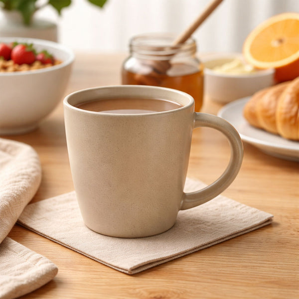 Taza Cerámica Beige