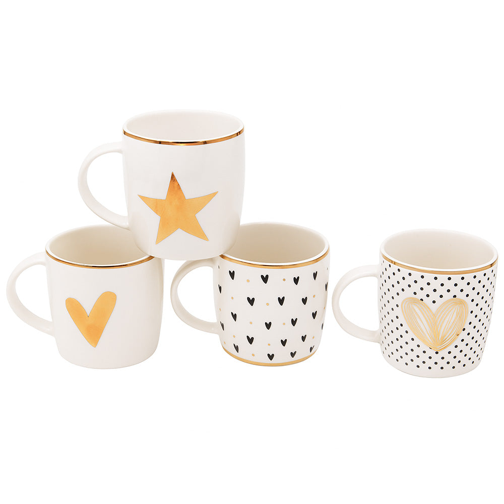 Set de 4 tazas Clara