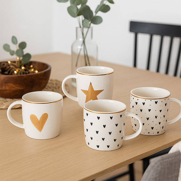 Set de 4 tazas Clara