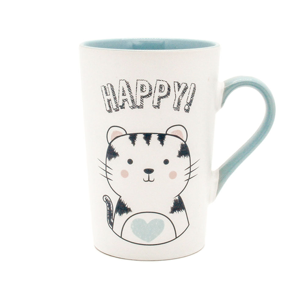 Taza Tigre Happy Azul