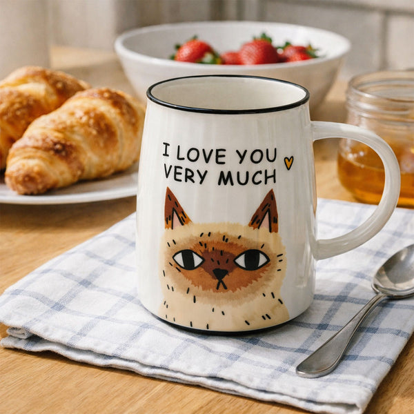 Taza Tapa Gato Clásico