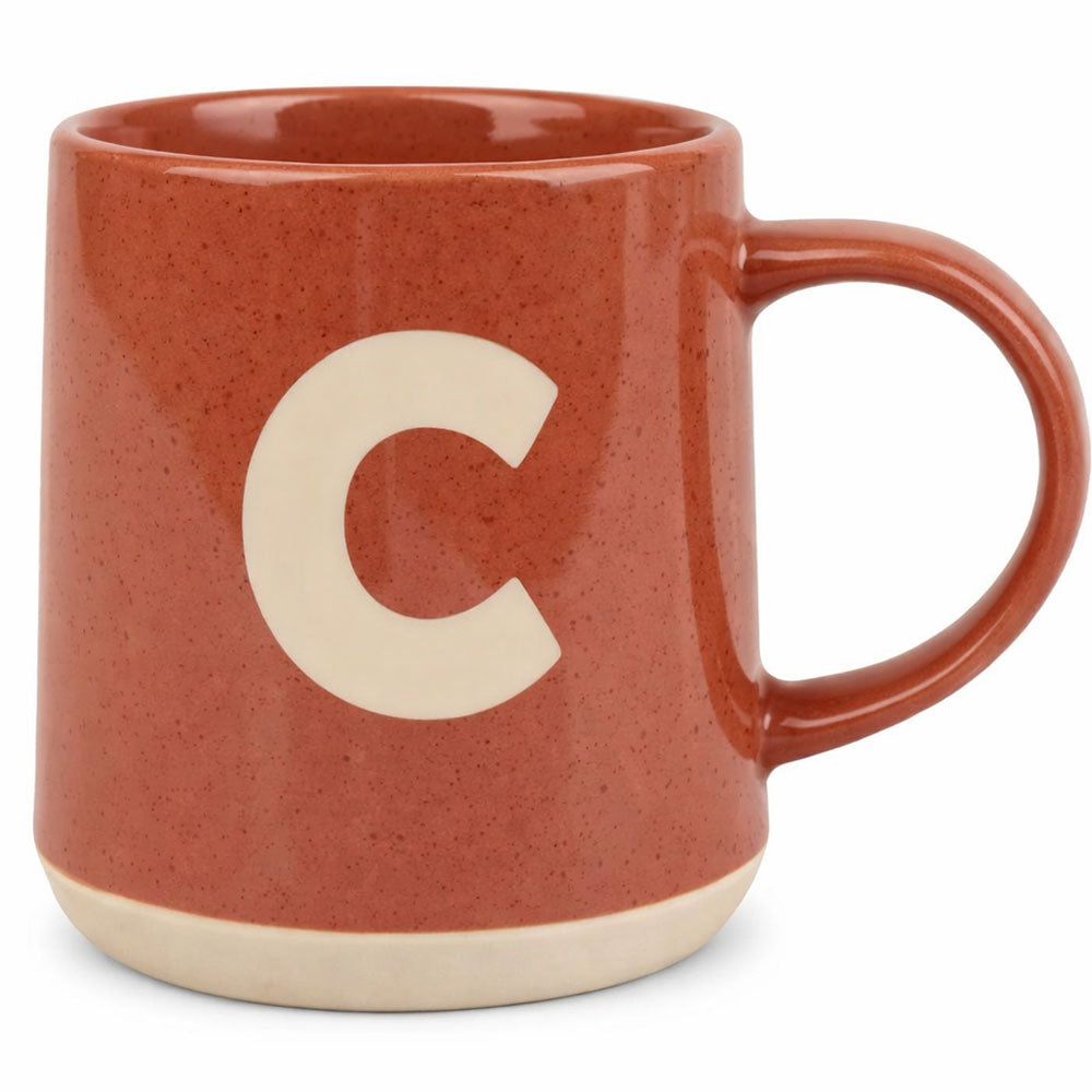 Taza Lekrs Letra C Rojo
