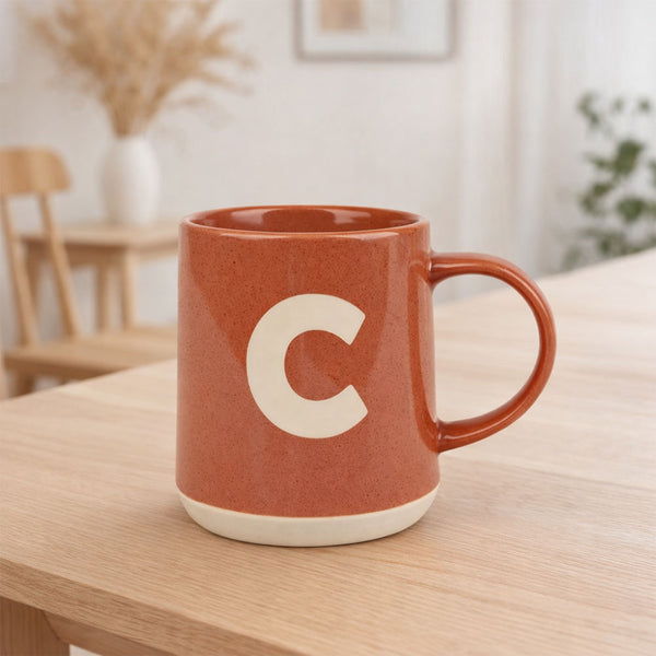 Taza Lekrs Letra C Rojo