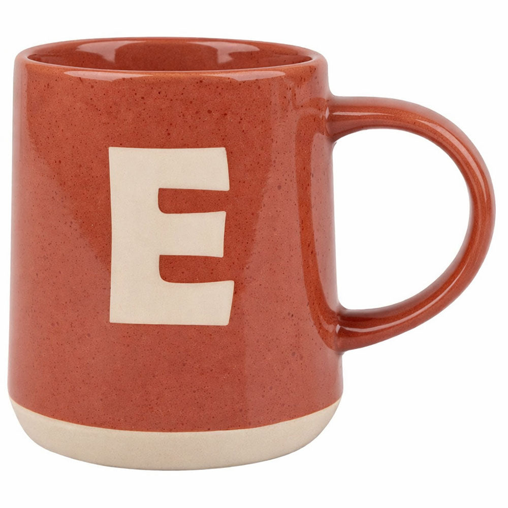 Taza Letra E Rojo