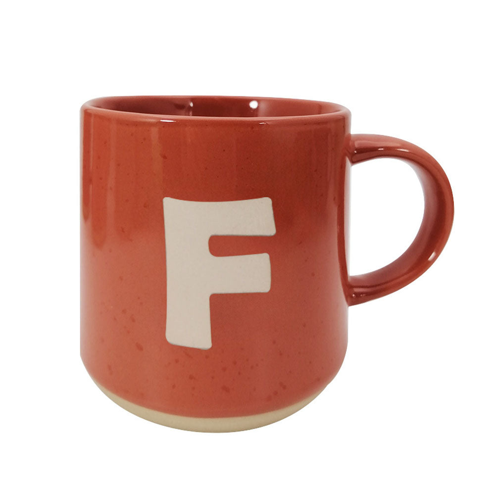 Taza Letra F Rojo