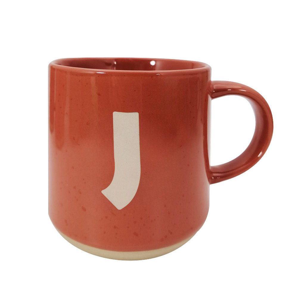 Taza Letra J Rojo